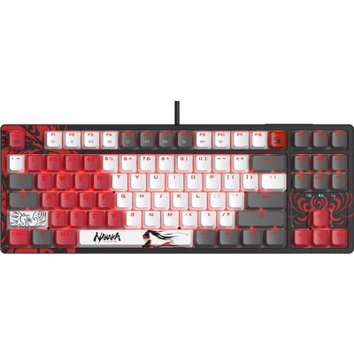 А4tech Геймърска механична  клавиатура Bloody Naraka S87  TKL Backlit red switch , USB