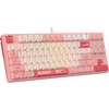 А4tech Геймърска механична  клавиатура Bloody Energy Pink S87 BLMS TKL RGB Backlit red switch , USB