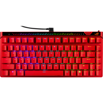 Геймърска Механична Клавиатура ASUS ROG Falchion Ace 75 HE Red - ROG HFX V2 Magnetic Switch