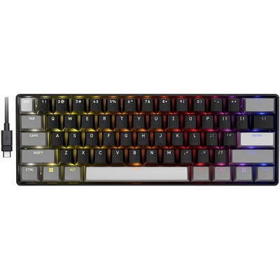 Геймърскa механична клавиатура Corsair Clipper Mini 60 Hall Effect - Hyperdrive Magnetic Switch