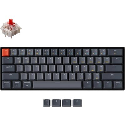 Геймърска Механична клавиатура Keychron K12 Hot-Swappable 60% Gateron Red Switch RGB LED ABS