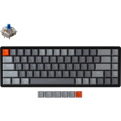 Геймърска Механична клавиатура Keychron K6 Aluminum 65% Gateron Blue Switch RGB LED Gateron Blue Switch ABS