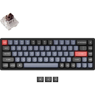 Геймърска Механична клавиатура Keychron K6 Pro 65% K PRO Brown Switch RGB LED, Aluminium Frame