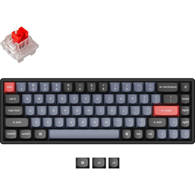 Геймърска Механична клавиатура Keychron K6 Pro 65% K PRO Red Switch RGB LED, Aluminium Frame