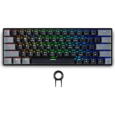 Геймърска безжична клавиатура Spartan Gear Pegasus 2 RGB Black/Grey