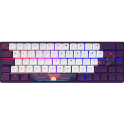 Геймърскa механична клавиатура Dark Project 68 Sunrise RGB 60% - G3MS Sapphire Switches, PBT