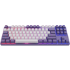 Геймърскa механична клавиатура Dark Project KD87A Violet - G3MS Sapphire Switches, RGB, PBT Keycaps