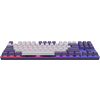 Геймърскa механична клавиатура Dark Project KD87A Violet - G3MS Sapphire Switches, RGB, PBT Keycaps