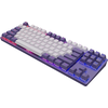 Геймърскa механична клавиатура Dark Project KD87A Violet - G3MS Sapphire Switches, RGB, PBT Keycaps