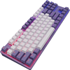 Геймърскa механична клавиатура Dark Project KD87A Violet - G3MS Sapphire Switches, RGB, PBT Keycaps