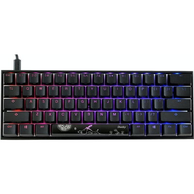 Геймърскa механична клавиатура Ducky One 2 Mini Mecha V2 RGB, Cherry MX Blue