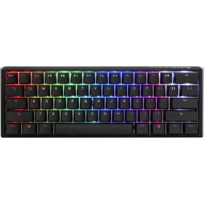 Геймърска механична клавиатура Ducky One 3 Classic Mini 60% Hotswap Cherry MX Speed Silver, RGB, PBT Keycaps