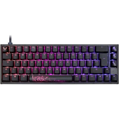 Геймърскa механична клавиатура Ducky x PowerColor One 2 SF RGB, Kailh BOX White