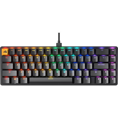 Геймърска механична клавиатура Glorious GMMK 2 Black Compact- Fox Switches US-Layout