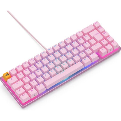 Геймърска механична клавиатура Glorious GMMK 2 Pink Compact- Fox Switches UK-Layout