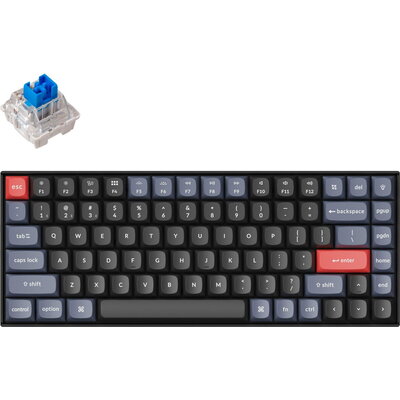 Геймърска механична клавиатура Keychron K2 Pro Hot-Swappable Keychron K Pro Mechanical Blue Switch, White Backlight Plastic Fram