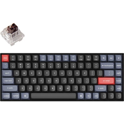 Геймърска механична клавиатура Keychron K2 Pro Hot-Swappable Keychron K Pro Mechanical Brown switch, RGB Backlight Plastic Frame