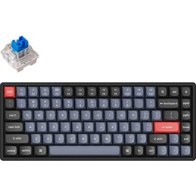 Геймърска механична клавиатура Keychron K2 Pro Hot-Swappable Keychron K Pro Mechanical Blue Switch, RGB Backlight Aluminium Fram