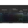 Геймърска механична клавиатура Logitech, G815 Lightsync RGB, Tactile суичове