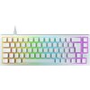 Геймърскa механична клавиатура XTRFY K5 Transperant White, 65% Hotswap RGB UK Layout Kailh Red