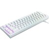 Геймърскa механична клавиатура XTRFY K5 Transperant White, 65% Hotswap RGB UK Layout Kailh Red