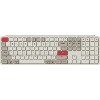 Безжична клавиатура Keychron B6 Pro Ultra-Slim - Retro Red