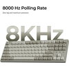 Геймърска Механична клавиатура Keychron C1 Pro 8K QMK - Super Banana Switch