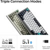 Механична клавиатура Keychron Q5 Max QMK Carbon Black - Gateron Jupiter Brown