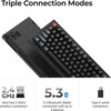 Безжична механичка клавиатура Keychron V1 Ultra 8K - Silk POM Switch Banana