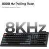 Безжична механичка клавиатура Keychron V6 Ultra 8K - Silk POM Switch Banana