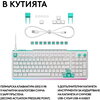 Геймърска механична клавиатура Logitech G512 X 98 - Dual Swap Analog/Mechanical Switch - White