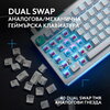 Геймърска механична клавиатура Logitech G512 X 98 - Dual Swap Analog/Mechanical Switch - White
