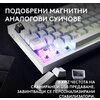 Геймърска механична клавиатура Logitech G Pro X2 RAPID TKL, Magnetic Analog Linear Switch - Бял