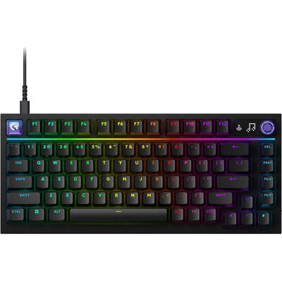 Геймърска механична клавиатура Logitech G316 X 75 - Hot-Swappable Tactile Switch - Черен