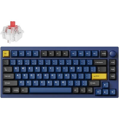 Механична клавиатура Lemokey P1 Pro QMK 75% Navy Blue - Keychron Super Red Switch