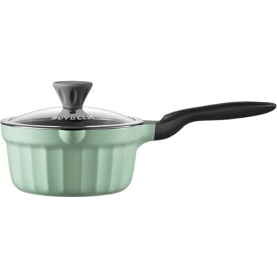BUYDEEM CP141 Cast Aluminum Nonstick Sauce Pan 1,8L, Cozy Greenish