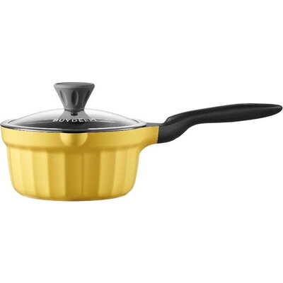 BUYDEEM CP141 Cast Aluminum Nonstick Sauce Pan 1,8L, Mellow Yellow