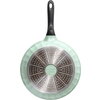 BUYDEEM CP151 Cast Aluminum Nonstick Frying Pan 25 cm, Cozy Greenish