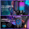 Микрофон със стойка FIFINE A6T RGB - Black