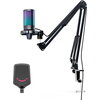 Микрофон със стойка FIFINE A6T RGB - Black