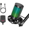 Микрофон със стойка FIFINE A6T RGB - Black