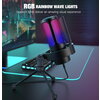 Настолен микрофон FIFINE A8V RGB - Black