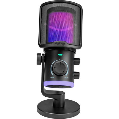 Настолен микрофон FIFINE AM6 RGB - Black
