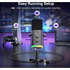 Настолен микрофон FIFINE AM8 Dynamic RGB XLR/USB- Black