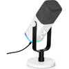 Настолен микрофон FIFINE AM8 Dynamic RGB XLR/USB - White