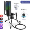 Настолен микрофон FIFINE K669 PRO2 RGB - Black