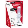 Настолен микрофон HyperX QuadCast S White, USB, 3.5 mm