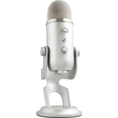 Настолен микрофон Logitech Blue YETI - Silver