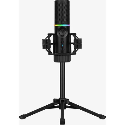 Настолен микрофон Streamplify MIC RGB, USB-A, стойка трипод