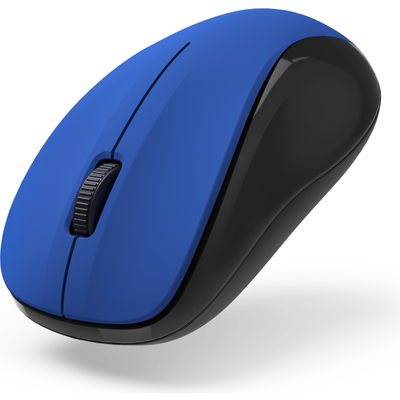 Безжична мишка Hama MW-300 V2, Оптична, 3-бутонна, Тиха, USB, Синя